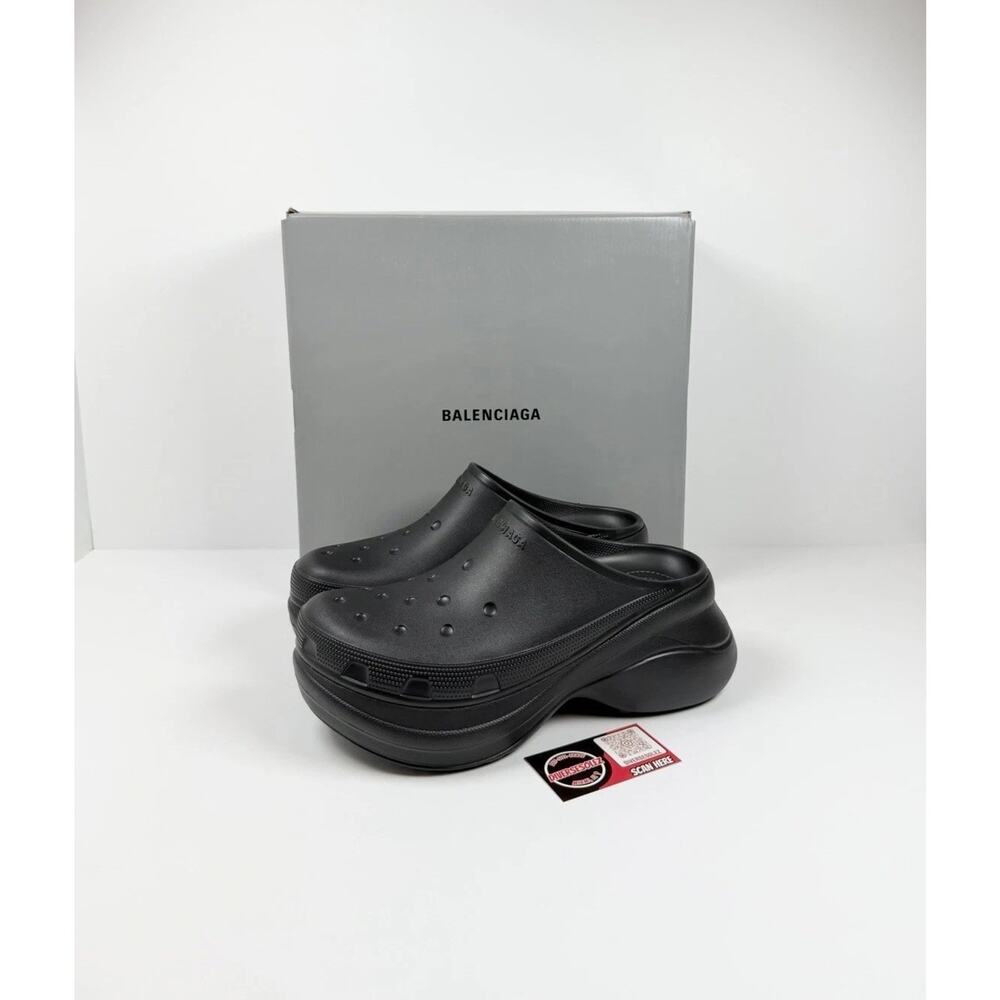 Size 8 - Balenciaga x Crocs Rubber Mules NEW!